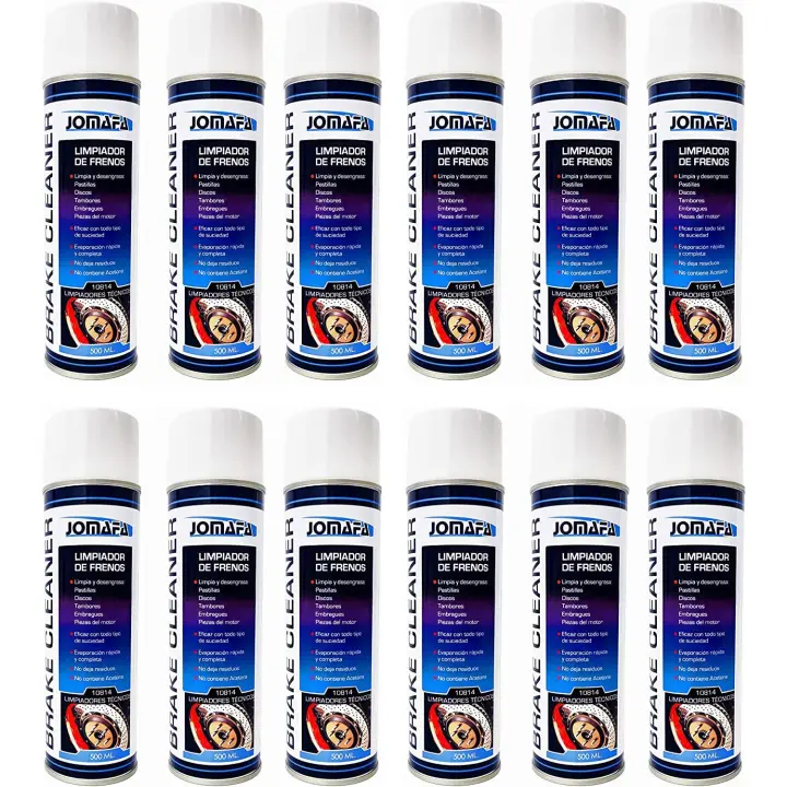JOMAFA - PACKS X12 SPRAY LIMPIADOR DE FRENOS "LIMPIAFRENOS", 500ML. - 10814X12 - 1
