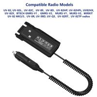 Cargador De Encendedor De Coche Para UV-82L UV-89 GMRS-V1 MURS-V2 Baofeng Accesorio De Walkie Talkie Eliminador De Batería 1/2PCS - details 4