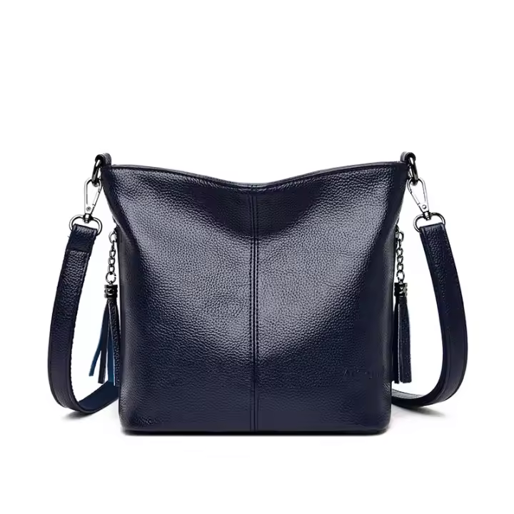 Bolso Cruzado de cuero para Mujer, Bandolera informal de lujo, de diseño, novedad de 2023 - 1