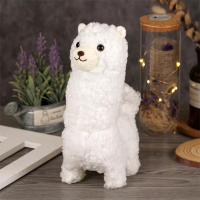 Alpaca Eléctrica Kawaii De Peluche Simulación Con Cola Balanceante Juguete Para Niños Regalo De Cumpleaños Animal De Peluche De Tamaño Mediano - details 7