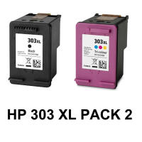 HP 303 XL Cartucho negro, color o Pack 2 compatible. HP303XL Cartuchos genéricos de alta capacidad y calidad, económicos. HP 303XL. - details 0