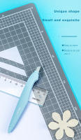 Cuchillo De Bolsillo De Utilidad Deli Cerámica Con Corteza De Seguridad Micro Retráctil Para Abrir Cajas Y Cortar Papel Herramienta De Arte Y Manualidades - details 2