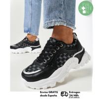 Eva Zorteon - Zapatos Deportivos clásicas Antideslizantes Plataforma con Cordones. Marca Fashion Bella. - details 0