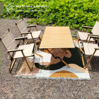 LUTODY - Mesa de Comedor Plegable, Consola de Madera con Hebilla ABS Reforzada, Gran Capacidad de Carga - Uso Interior y Exterior para Camping, Playa, Apartamento - Incluye Bolsa de Viaje - details 3