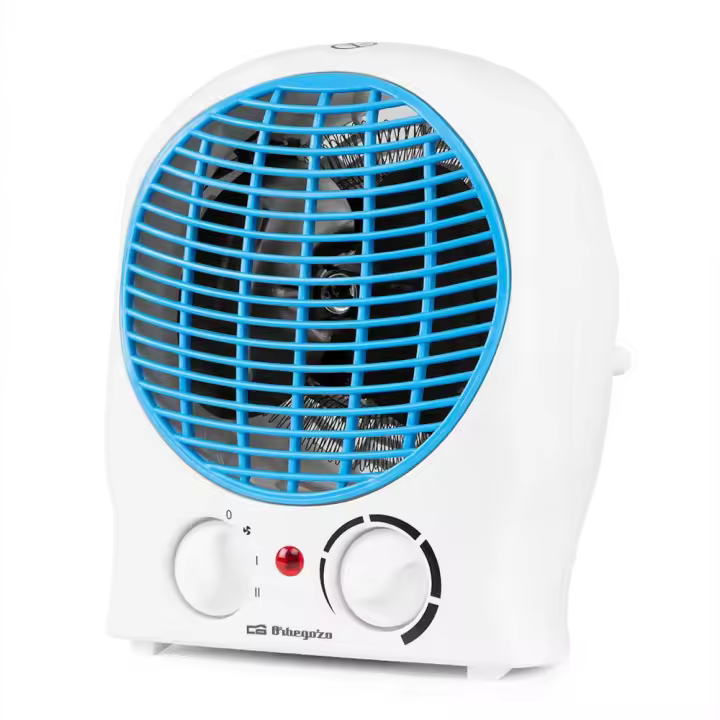 Calefactor Orbegozo FH 5525, control ajustable de temperatura, posición ventilador, 2 potencias, 2000 W - 1