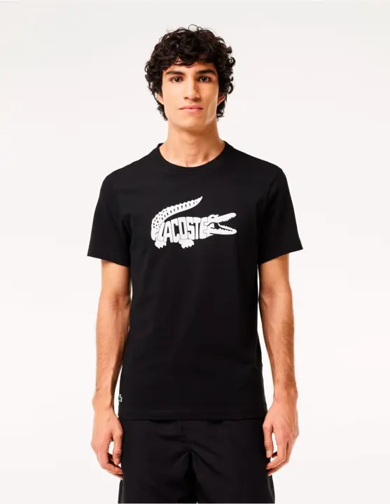 LACOSTE CAMISETA LACOSTE DEPORTIVA ULTRA-DRY CON ESTAMPADO DEL COCODRILO - 1