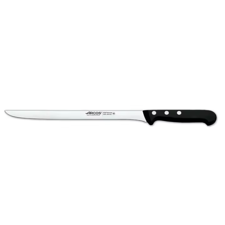 Cuchillo jamonero Arcos Universal 281804 de Acero Nitrum, con Mango de Polioximetileno y hoja de 24 cm en estuche - 1