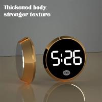 Reloj Digital Creativo LED Para Coche Mini Reloj Interno Adhesivo Ornamento Automotriz Accesorios Para Coche Material ABS - details 11