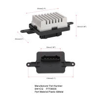 Motor De Aspirador De Clima Para Coche Controlador De Resistor De Calentador OE P7708005 6441.CQ 6441CQ Para Citroen DS5 Peugeot 3008 5008 - details 1