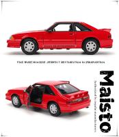 Maisto 1:24 Modelo De Coche De Aleación 1993 Ford Mustang SVT Cobra Regalo De Colección De Juguetes Estático De Precisión - details 3