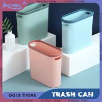 Bandeja De Basura Ecológica De Plástico Con Tapa Silenciosa Para Cocina Y Hogar Estrecha Para Espacios Limitados Tipo De Comprimidor - details 0