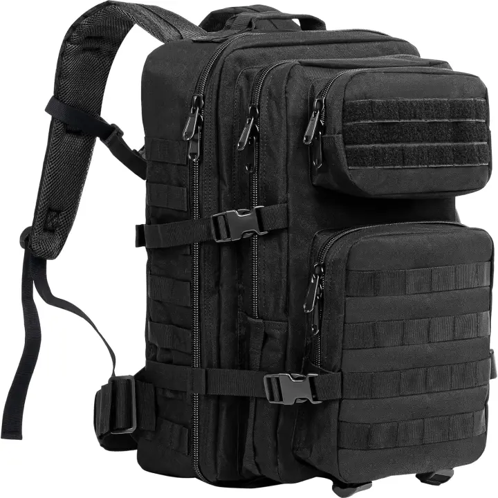 Mochara táctica Militar de 40 litros, Bolsa de Asalto de gran capacidad, equipada para Uso Militar, Kit de emergencia de 3 Días, senderismo, camping y Actividades al Aire Libre - 1