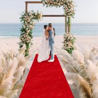 Carpetazo Rojo De Boda 1m Ancho Para Propuestas Y Fiestas En Hoteles De Lujo Alfombra Roja De Aisle Para Eventos Navideños - details 4