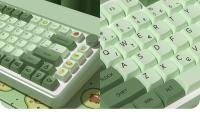 Abnt2 Teclas De Capa PBT Iceberg Light Matcha XDA Para Teclado Mecánico Layout ISO Barra De Espacio 7u Accesorios De Teclado - details 3