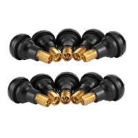 Tubos De Goma Negros Para Ruedas De Motocicleta ATV Y Coche Valvulas De Neumáticos Sin Cubierta Pack De 10/25 Pcs TR412 - details 1