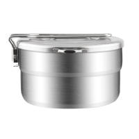 Estuche De Almuerzo De Acero Inoxidable 1.5L Con Bolsa De Almacenamiento Para Camping Montañismo Pesca Viajes Al Aire Libre - details 7