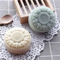Molde De Silicona En Forma De Flor Creativa Para Hacer Sabanas De Mano Candles Pasteles De Fondant Y Dulces 6 Cavidades - details 9
