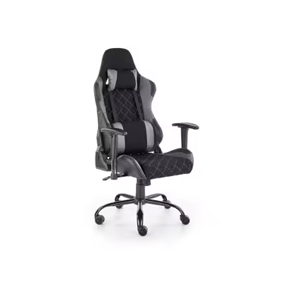Silla de juego Houston 1431 , Muebles ES, Inclinación, Con ruedas, 69 x 127 x 62cm - 1