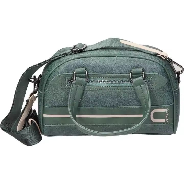 CARAMELO | Bolso Bandolera Caramelo para Mujer – Bolso Bandolera Casual en Color Verde – Bolso Mediano con Cremallera – Varios Compartimentos – Bolso con Asas – Versátil – Modelo 50544.8 - 1