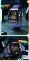 Reloj Deportivo SMAEL Para Mujer Con Correa De Silicona Impermeable Y Pantalla LED Digital Resistente Al Choque Y Con Luz Trasera - details 22