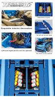Bloques De Construcción Técnicas Bugatti Y Lamborghini Modelo De Carrera Hipercar Juguetes De Vehículos Para Niños Regalos Para Niños - details 1