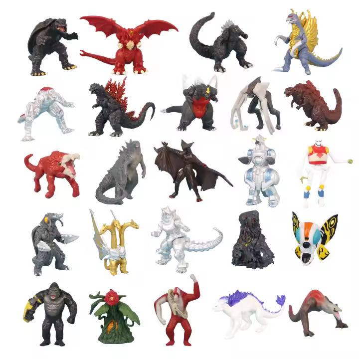 Set De 24 Figuras De Acción Godzilla Vs King Kong 17cm Vinilo Juguete Para Coleccionistas Edad Recomendada 14+ Unisex - 1