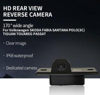Cámara Trasera De Coche HD Impermeable Con Visión Nocturna Para Volkswagen SKODA FABIA SANTANA POLO(3C) TIGUAN TOUAREG PASSAT Cable De Video De 10M Lente De Vidrio Y Plástico - details 0