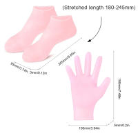 1Par De Calcetines De Silicona Reutilizable Para Cuidado Del Pie Gel De Spa Exfoliante Y Hidratante Anti-Pezuñas Y Piel Seca Tamaño Unico - details 6
