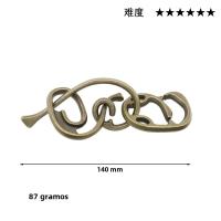 Puzzle De Metal Desafío Mental Juguete De Desbloqueo Magia Juego Educativo Divertido Para Niños Y Adultos - details 12