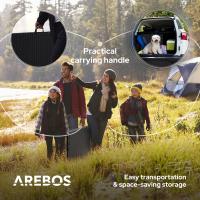 AREBOS Juego de Marquesina Juego de Mesa de Cerveza Mesa de Camping Plegable - details 18