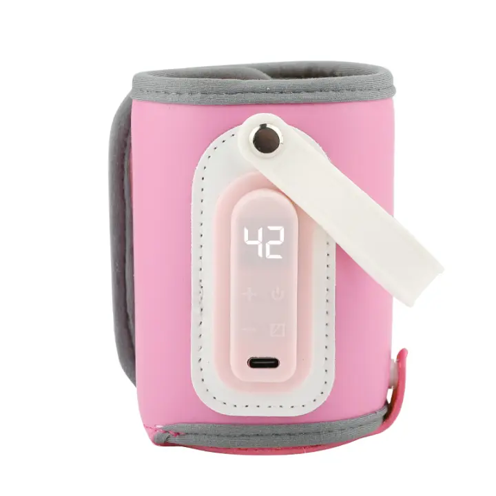 Dr.isla-calentador portátil de biberones para bebé, calentador de biberones de alimentación, calentador de viaje con cubierta USB, calentador de biberones para exteriores - 1