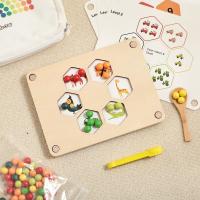 Tablero De Dibujo Arcoíris Montessori Juguete Educativo De Aprendizaje Por Color Para Niños De 1 a 3 Años Juego De Madera - details 13