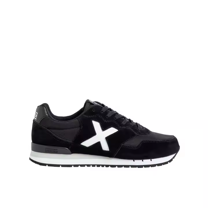 Munich DASH Zapatillas para hombre negras en serraje y sintético 85283 - 1