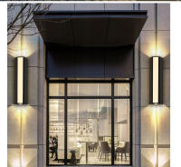 Lámpara De Pared LED 10W AC85-265V Iluminación Exterior Para Jardín Patio Corredor Decoración De Exterior Fuente De Luz LED ABS - details 1