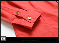 Camisa De Trabajo Para Hombre Casual Larga Con Bolsillos Algodón Puro Primavera Otoño Estilo Casual Cuello En V Tacón Regular - details 19
