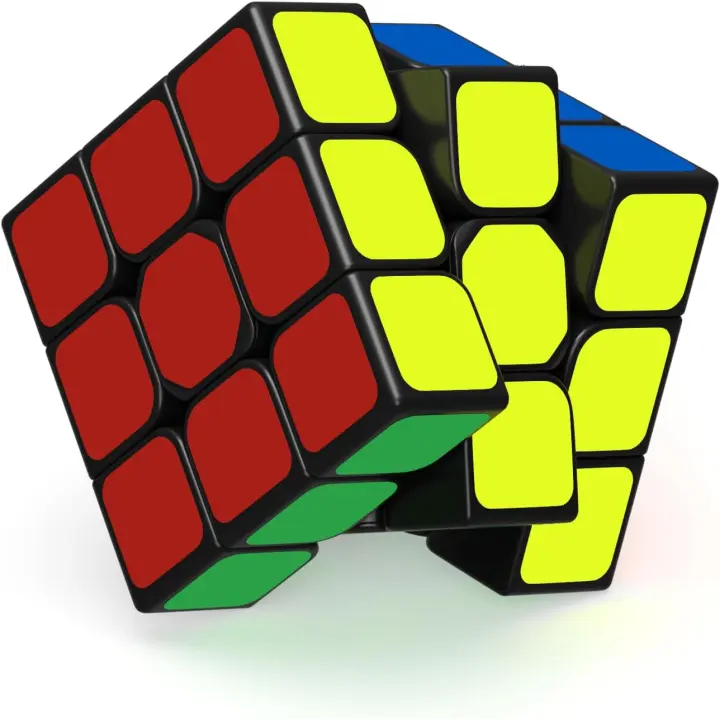 Velocidad 3x3 Cube, Seven Star Velocidad 3x3x3 Pegatinas Super duraderas, colores Brillantes (3x3x3) - 1