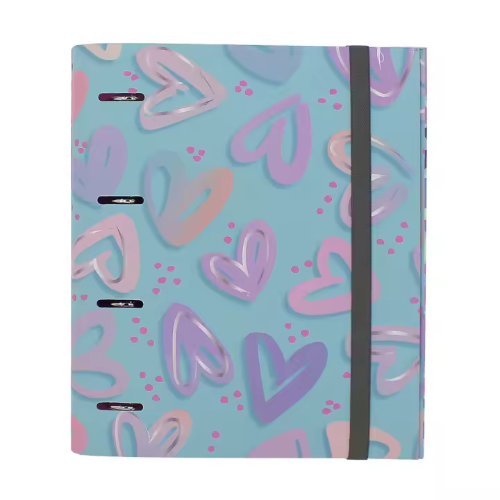 Totto Carpeta 4 anillas Bluc Material: Cartón forrado 32 x 27 x 4 cm - 1