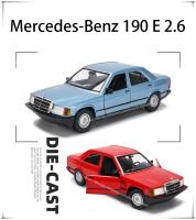Coche De Carreras De Lujo De Bburago 1:24 Mercedes Benz 190E De 1987 Vehículo De Metal Para Colección Y Regalo Modelo a Escala - details 2