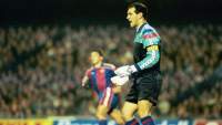 Kappa Camiseta portero Zubizarreta FC Barcelona 1992 93 Escudo Barça Bordado manga larga azul con franja logo kappa  amarillo sin número Original Nueva con Etiquetas para coleccionistas - details 0