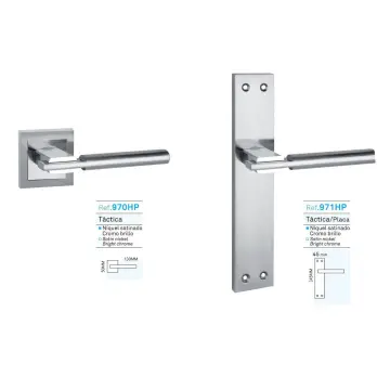 Juego De Manilla De Puerta Interior En Placa Trasera Con Cerradura Y Bisagras Antiguas, Apto Para Todo Tipo De Puertas De Madera, 190 X 40 Mm, Placa Trasera 22SL38KYANT