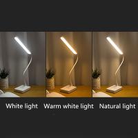 Lámpara De Escritorio LED Con Control Táctil Y Recargable Por USB Protección Para Los Ojos Luz De Mesa Para Estudio Dormitorio Y Sala De Estar Lámpara De Libro - details 4
