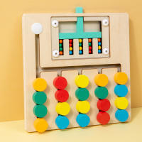 Juego Educativo Montessori De Colores Para Niños Tablero De Aprendizaje Temprano De Logro Y Pensamiento Lógico Juguete De Madera Para Niños Entre 3 Y 6 Años - details 2