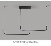 Modernas Candelabros De Aluminio Lámparas Colgantes LED Para Comedor Dormitorio Estudio Sala De Estar Iluminación Doméstica - details 16