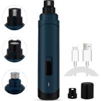 BIT Lima de uñas eléctrica para perros, cortaúñas para perros, gatos y conejos, limas de garras eléctricas con 2 velocidades, 50 dB ultra silenciosa, carga rápida USB, segura y adecuada para todos los animales - details 0