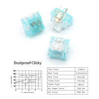 Interruptores De Teclado Mécanico Outemu Ocean Silent Linear Clicky 3Pin 45g 55g RGB SMD Para Gaming Interfaz USB 104 Teclas - details 3