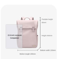 Mochila Elegante GOLF Para Mujer En Nylon Aesthetic Impermeable Antigolpe Con Compartment Para Portátil 15.6 Pulgadas Anti-Robo Para Viajes Y Uso Diario - details 21