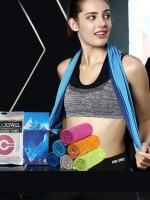 Toalla De Enfriamiento Instantáneo Microfibra Toallas Frías Para Deportes Fitness Camping Ciclismo Senderismo Paquete Individual - details 4