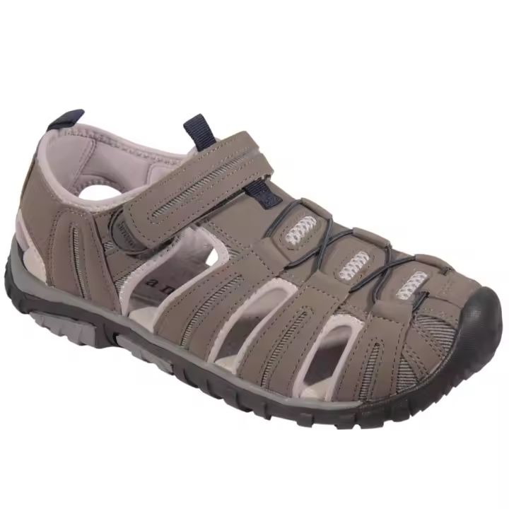 BABANOR®️ KANGRY, Sandalias De Hombre,100% Piel, Atemporal, Duraderos, Flexibles, Ligeros | Tendencia, Cierre Velcro, Uso en Montaña, Senderismo, Uso Diario, Transpira, Punta Cerrada, Plantilla Acolchada - 1