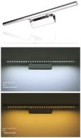 Espejo LED Con Luces De Acero Inoxidable Moderno Y Sencillo Para Baño Y Dormitorio Luz Anti Niebla Instalación Auto Contenida - details 8