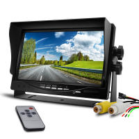 Monitor De Retrovisores Para Coche 7 Pulgadas Pantalla HD LCD Con Solapa 12V/24V Para Cámara De Batería CCTV Vigilancia De Seguridad Doméstica - details 4